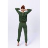 Spodnie dresowe bawełniane zielone